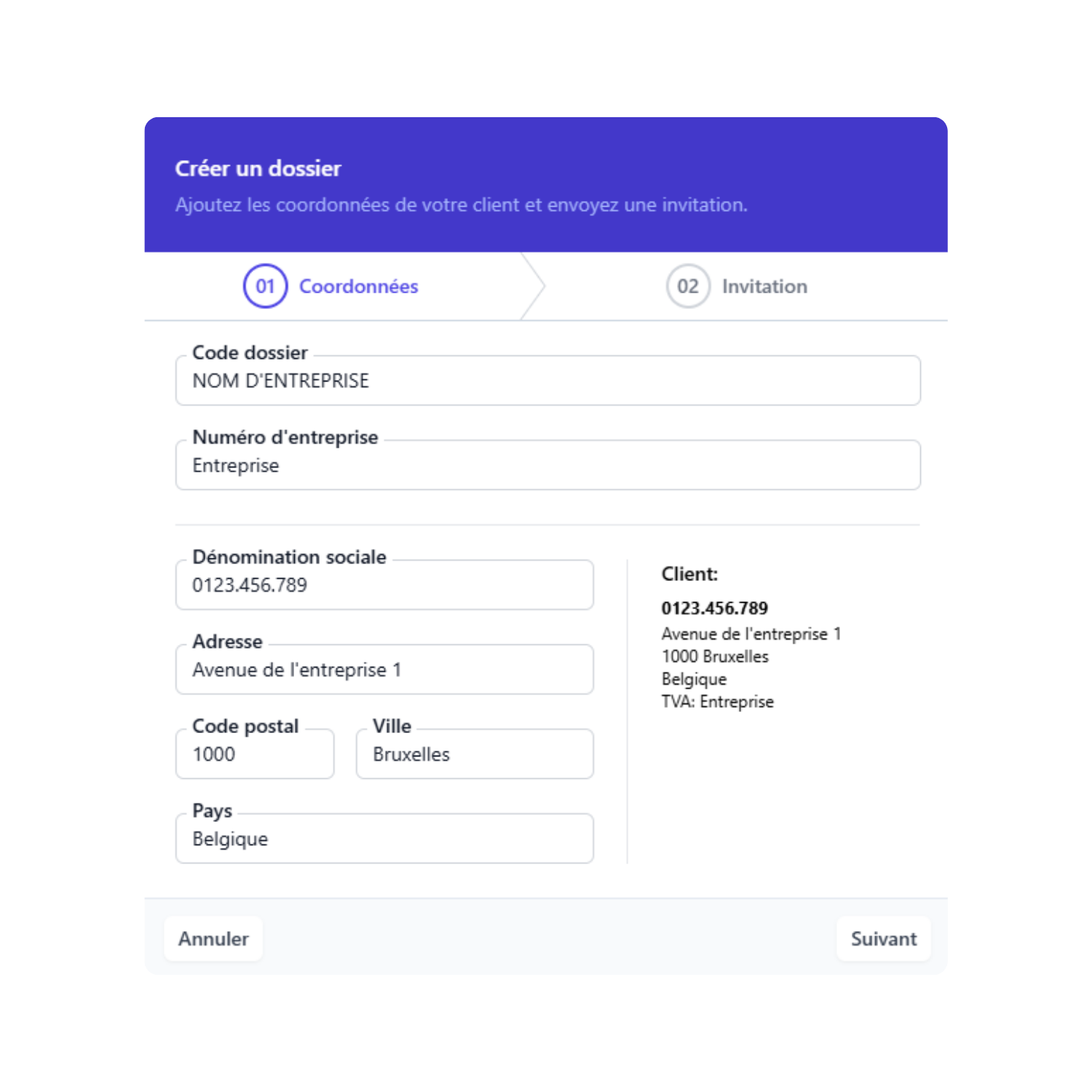 invitation client comptable